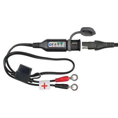 Optimate Monitor, 12V LeadAcid, Powersport Perm BatteryLead O-124